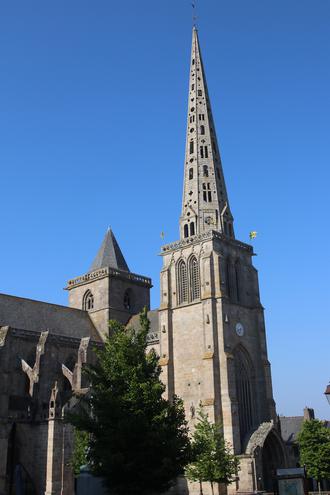 Church steeple at Tréguier