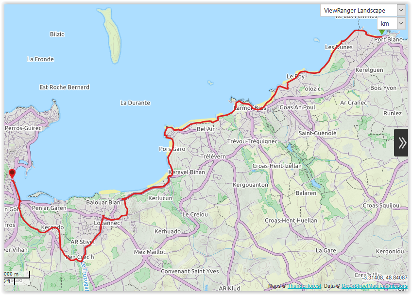 Port-Blanc to Perros-Guirec