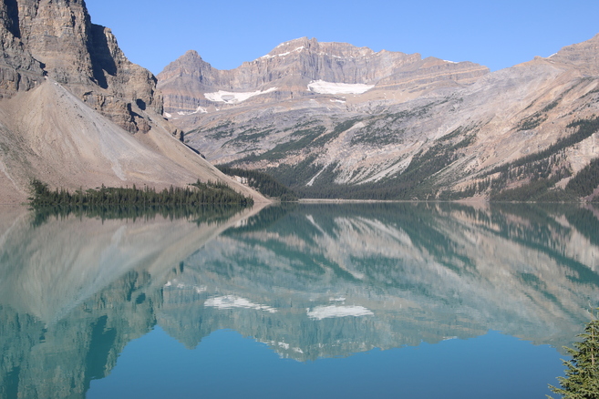 Reflections in Bow lake