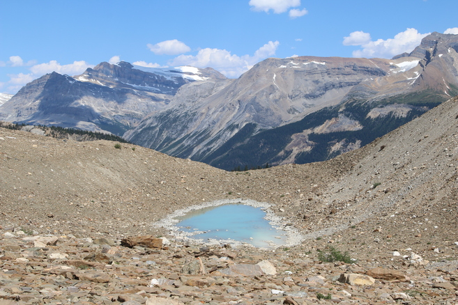 Small lake with a view