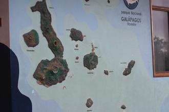 Relief Map of Galapagos