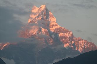 Machhapuchhre at sunset