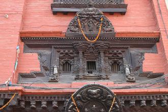 Decorated building at Patan
