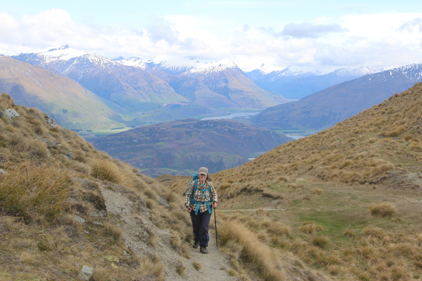 Climbing Roys Peak