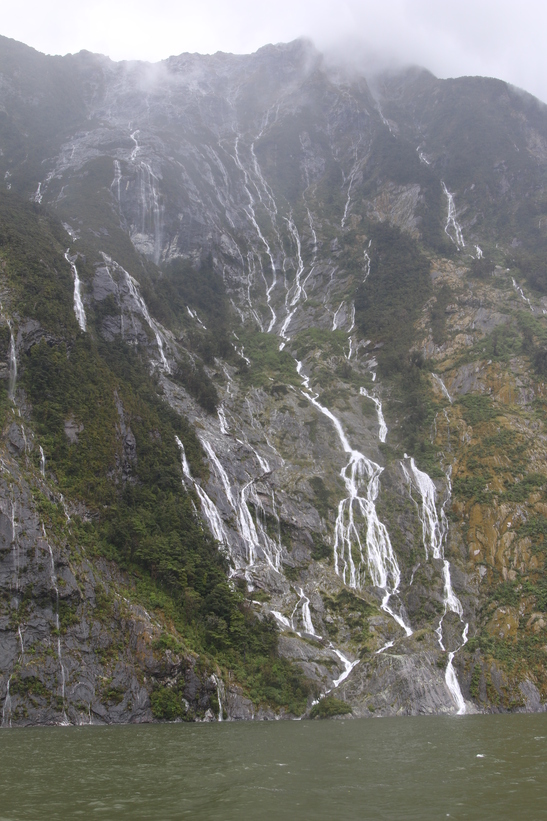 Waterfall, Milford Sound