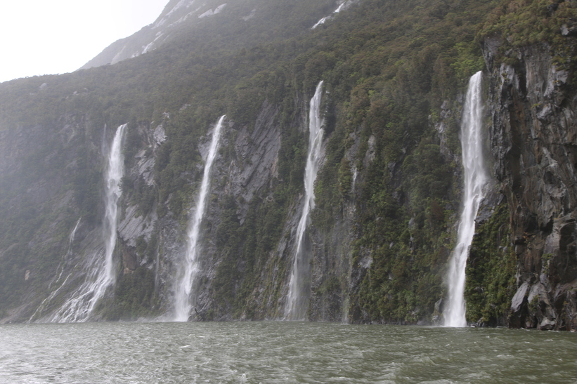 Waterfalls, Milford Sound