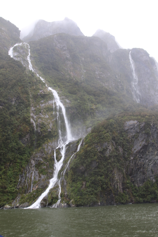 Waterfall, Milford Sound
