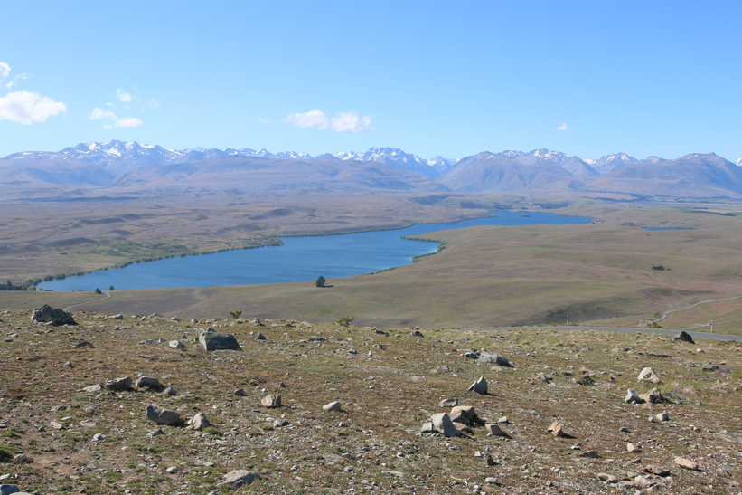 Lake Alexandrina from Mount John