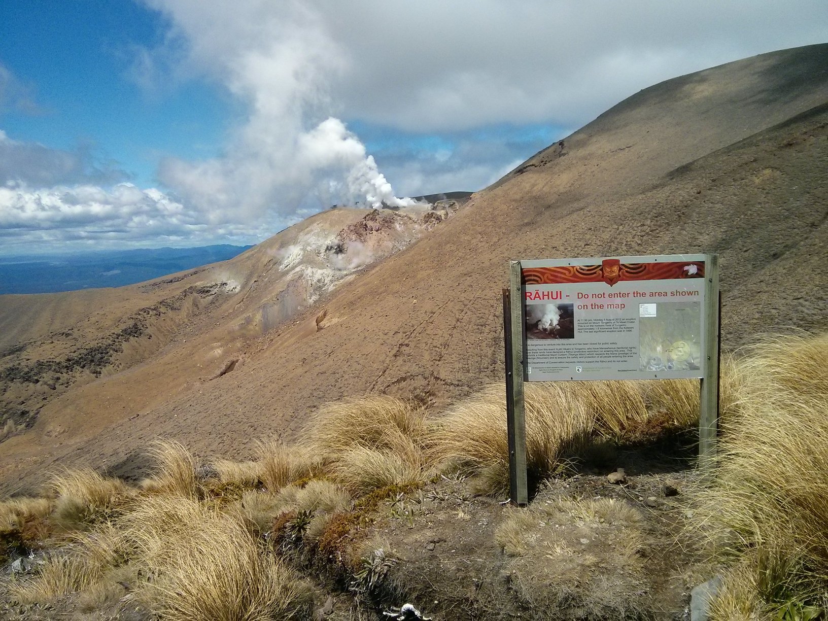 Fumeroles, Tongariro Crossing