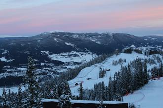 Sunset view from the hotel
