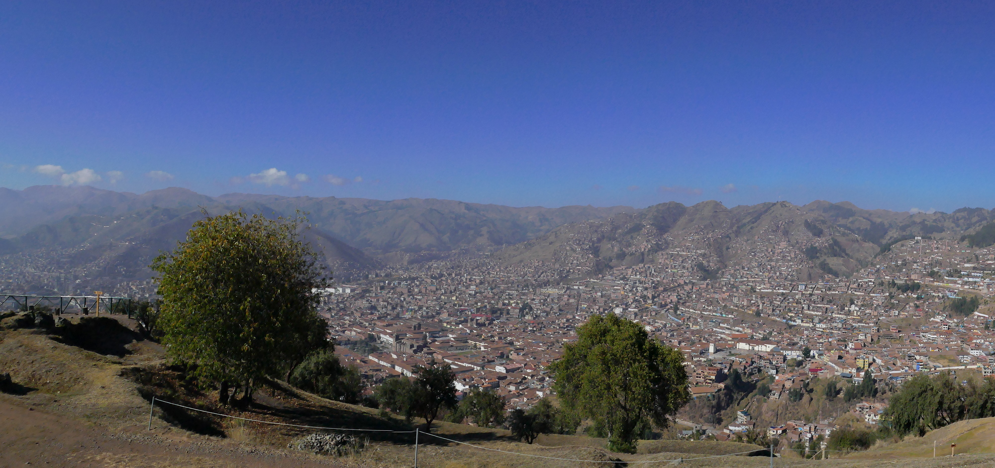 Panoramic view of Cusco