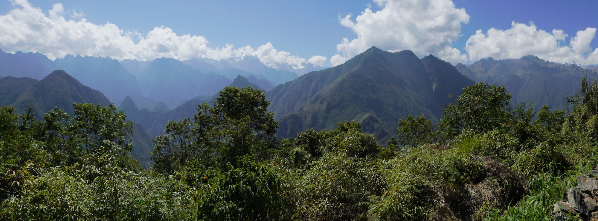 Panoramic view from Llactapata