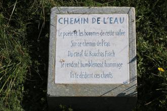 Notice about the canal