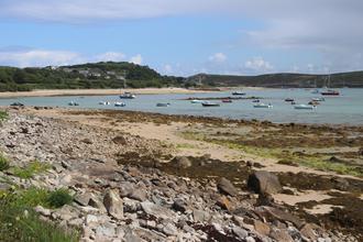 Strait between Bryher and Tresco