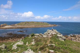 On top of Gweal Hill