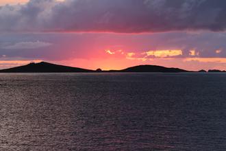Sunset over Samson