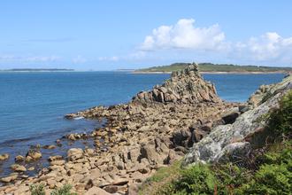 Looking back to St Mary