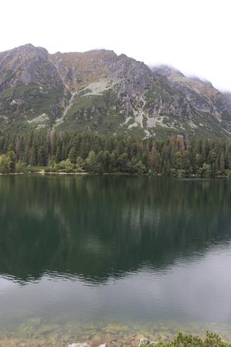 Reflection in Popradské Pleso