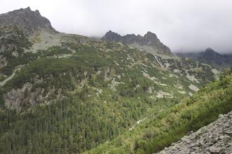 View on our way up