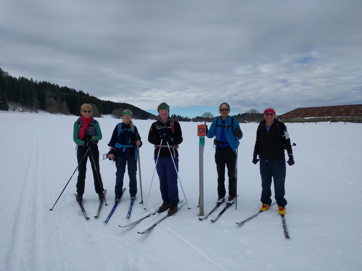The start of the traverse