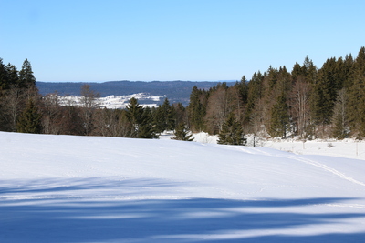 View across the hills