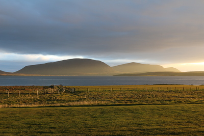 Hoy in the evening light