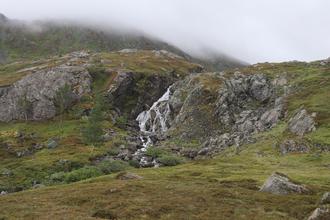 Leirdalen waterfall