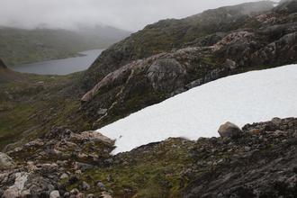On the way up Langdalsgryggen